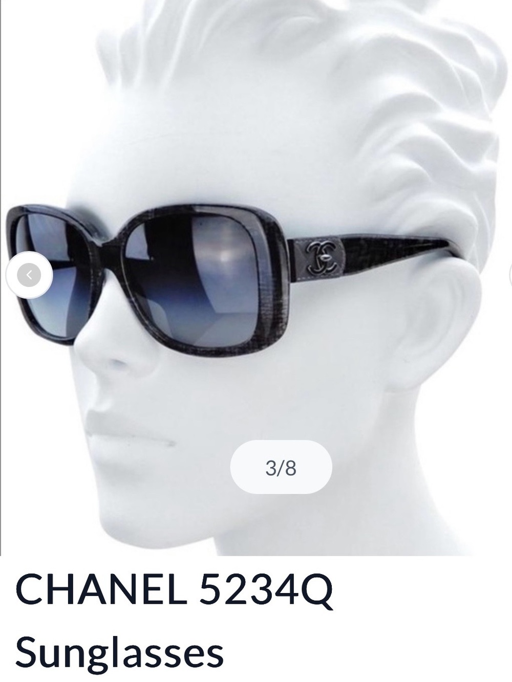 Chanel 5234Q Sunglasses in Green/Black Gradient